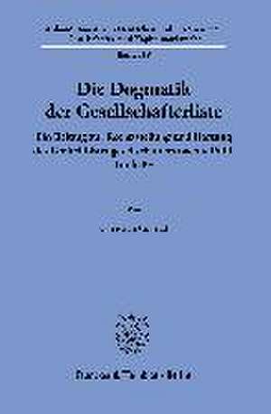 Die Dogmatik der Gesellschafterliste. de Christian Conrad