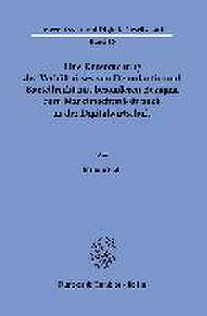 Eine Untersuchung des Verhältnisses von Demokratie und Kartellrecht mit besonderen Bezügen zum Marktmachtmissbrauch in der Digitalwirtschaft de Miriam Stall