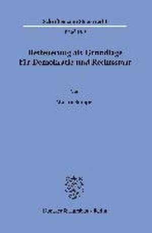 Besteuerung als Grundlage für Demokratie und Rechtsstaat de Martin Sumper