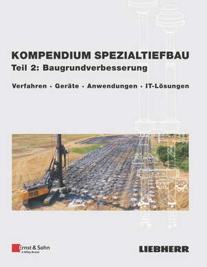 Kompendium Spezialtiefbau, Teil 2: Baugrundverbesserung – Verfahren, Geräte, Anwendungen, IT–Lösungen de Liebherr–Werk N