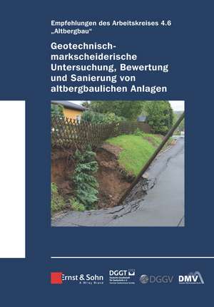 Geotechnisch–markscheiderische Untersuchung, Bewertungund Sanierung von altbergbaulichen Anlagen Empfehlungen des Arbeitskreises Altbergbau de Deutsche Gesell