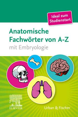 Anatomische Fachwörter von A-Z de Elsevier Gmbh