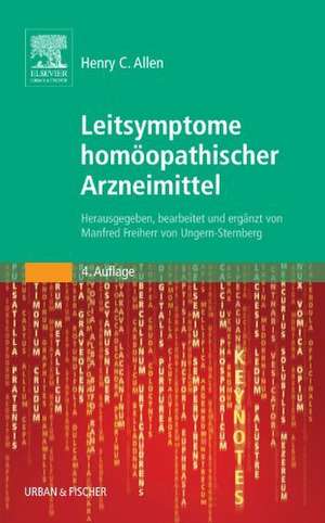 Leitsymptome homöopathischer Arzneimittel de Henry C. Allen