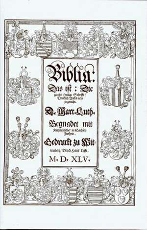 Biblia Germanica de Martin Luther