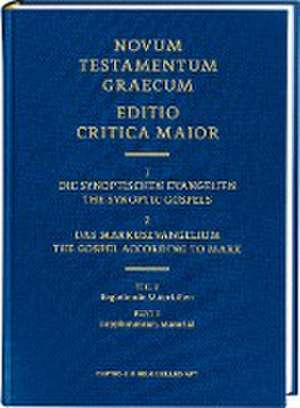 ECM I/2.2. Markusevangelium. Begleitende Materialien de Münster Institut für Neutestamentliche Textforschung