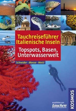 Tauchreiseführer Italienische Inseln de Frank Schneider