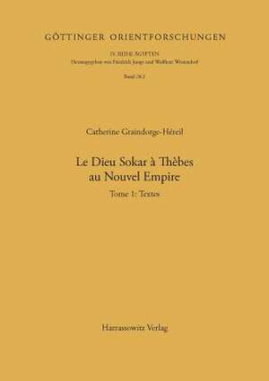 Le Dieu Sokar a Thebes Au Nouvel Empire: Bildteil