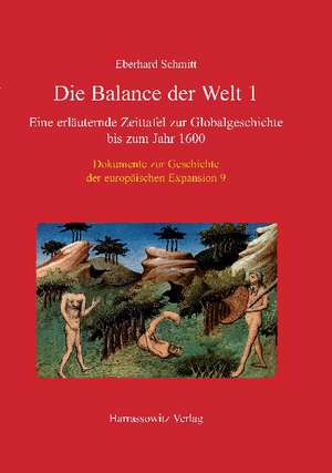 Dokumente zur Geschichte der europäischen Expansion 09. Die Balance der Welt de Eberhard Schmitt