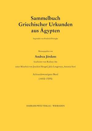 Sammelbuch Griechischer Urkunden Aus Agypten: Ein Figurentraktat Fur Prediger Aus Der Reformationszeit Text Und Kommentar de Andrea Jördens