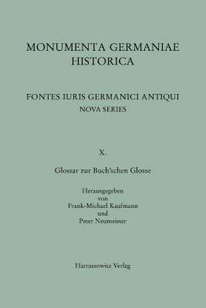 Glossar Zur Buch'schen Glosse: Ein Mundliches Mahabharata-Epos Aus Dem Garhwal-Himalaya de Frank-Michael Kaufmann