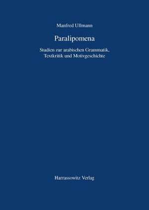 Paralipomena