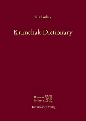 Krimchak Dictionary de Iala Ianbay