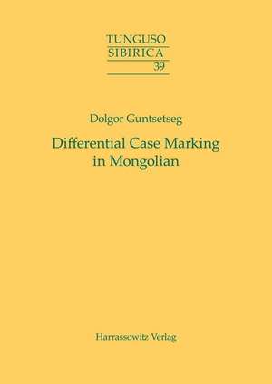 Differential Case Marking in Mongolian de Dolgor Guntsetseg