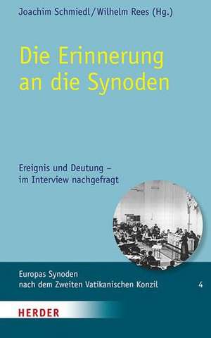 Erinnerung an die Synoden