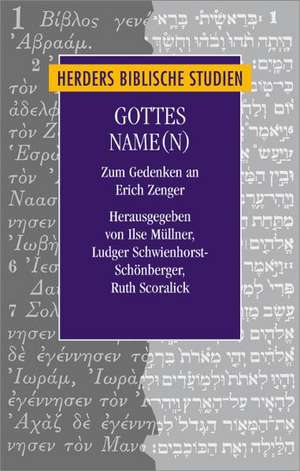 Gottes Name(n) de Ludger Schwienhorst-Schönberger