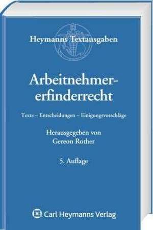 Arbeitnehmererfinderrecht de Kurt Haertel