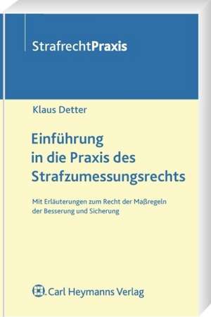 Einführung in die Praxis des Strafzumessungsrechts de Klaus Detter