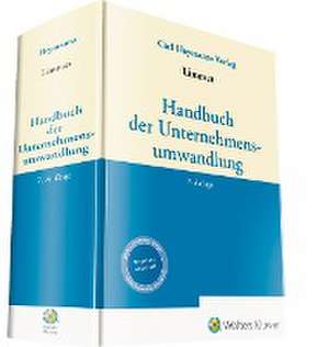 Handbuch der Unternehmensumwandlung de Peter Limmer