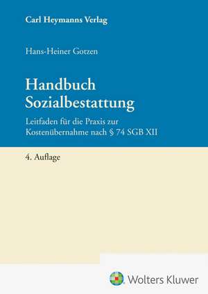 Handbuch Sozialbestattung de Hans-Heiner Gotzen