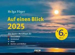 Auf einen Blick 2025 de Helga Föger