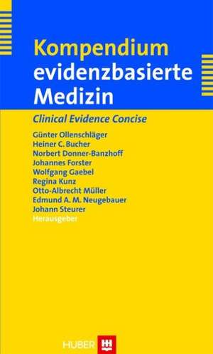 Kompendium evidenzbasierte Medizin de Günter Ollenschläger