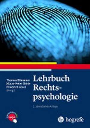 Lehrbuch Rechtspsychologie de Thomas Bliesener