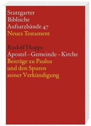 Apostel - Gemeinde - Kirche de Rudolf Hoppe