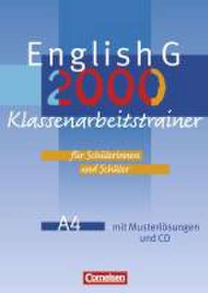 English G 2000. Ausgabe A 4. Klassenarbeitstrainer de Hellmut Schwarz