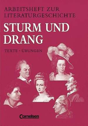 Arbeitshefte zur Literaturgeschichte. Sturm und Drang de Reinhard Lindenhahn