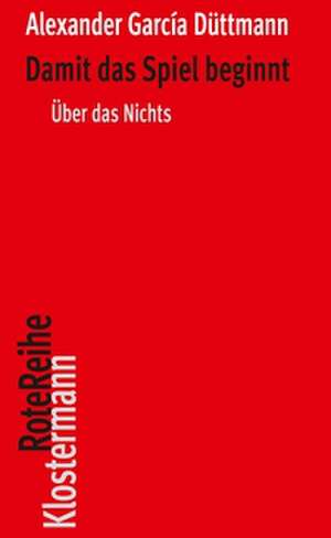 Damit das Spiel beginnt de Düttmann