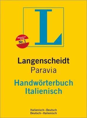 Langenscheidt Handwörterbuch Italienisch de Fabrizio Cicoira