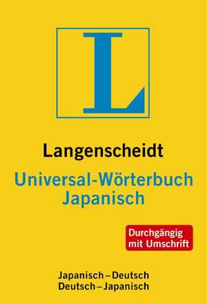 Japanisch. Universal-Wörterbuch. Langenscheidt. Neues Cover