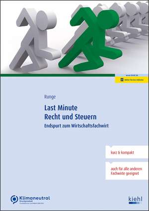 Last Minute Recht und Steuern de Kirsten Runge