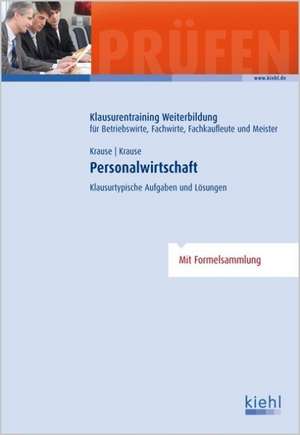 Personalwirtschaft de Günter Krause