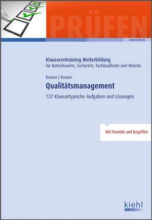 Qualitätsmanagement de Günter Krause