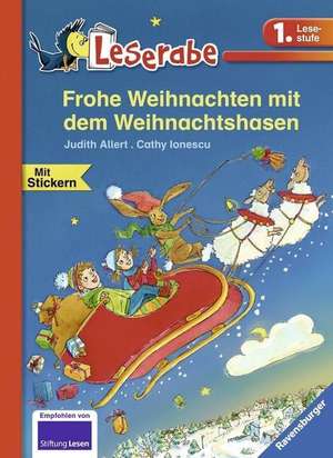 Frohe Weihnachten mit dem Weihnachtshasen de Judith Allert