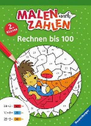 Malen nach Zahlen, 2. Klasse: Rechnen bis 100 de Antje Hagemann