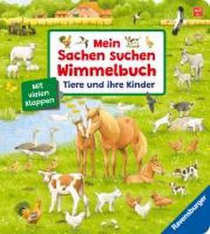 Mein Sachen suchen Wimmelbuch: Tiere und ihre Kinder de Susanne Gernhäuser