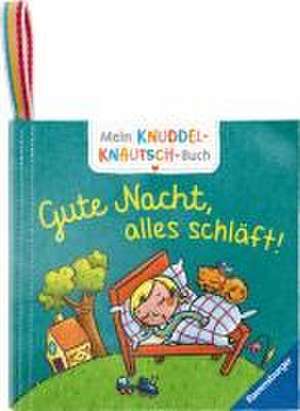 Mein Knuddel-Knautsch-Buch: Gute Nacht; weiches Stoffbuch, waschbares Badebuch, Babyspielzeug ab 6 Monate de Martina Badstuber