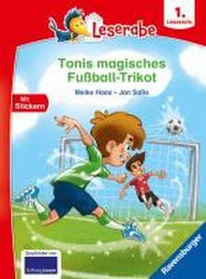 Tonis magisches Fußball-Trikot - lesen lernen mit dem Leserabe - Erstlesebuch - Kinderbuch ab 6 Jahren - Lesen lernen 1. Klasse Jungen und Mädchen (Leserabe 1. Klasse) de Meike Haas