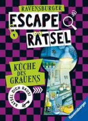 Ravensburger Escape Rätsel: Küche des Grauens - Rätselbuch ab 8 Jahre - Für Escape Room-Fans de Anne Scheller