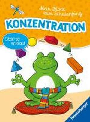 Ravensburger Mein Block zum Schulanfang: Konzentration - Rätselblock ab 6 Jahre - Konzentrationsspiele de Kirstin Jebautzke