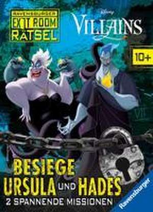 Ravensburger Exit Room Rätsel: Disney Villains - Besiege Ursula und Hades: 2 spannende Missionen de Anne Scheller