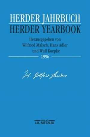 Herder-Jahrbuch / Herder Yearbook 1996 de Hans Adler