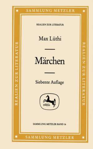 Märchen de Max Lüthi