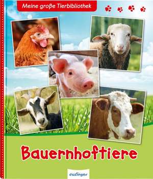 Meine große Tierbibliothek: Meine große Tierbibliothek - Bauernhoftiere de Jean Noblet