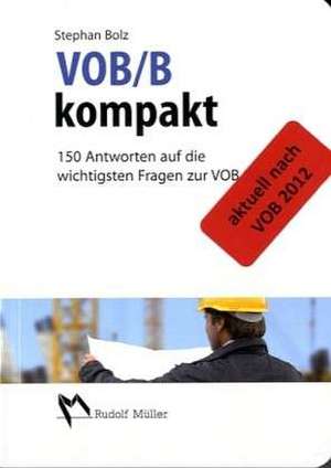 VOB/B kompakt de Stefan Bolz