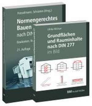 Buchpaket: Normengerechtes Bauen nach DIN 276/DIN 277 & Grundflächen und Rauminhalte nach DIN 277 im Bild de Willi Hasselmann