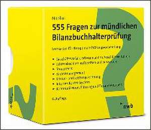 555 Fragen zur mündlichen Bilanzbuchhalterprüfung de Hans J. Nicolini