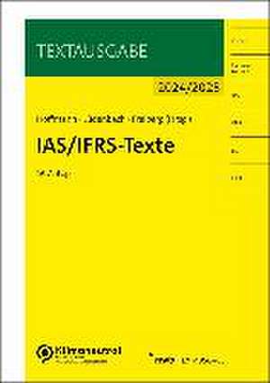 IAS/IFRS-Texte 2024/2025 de Wolf-Dieter Hoffmann